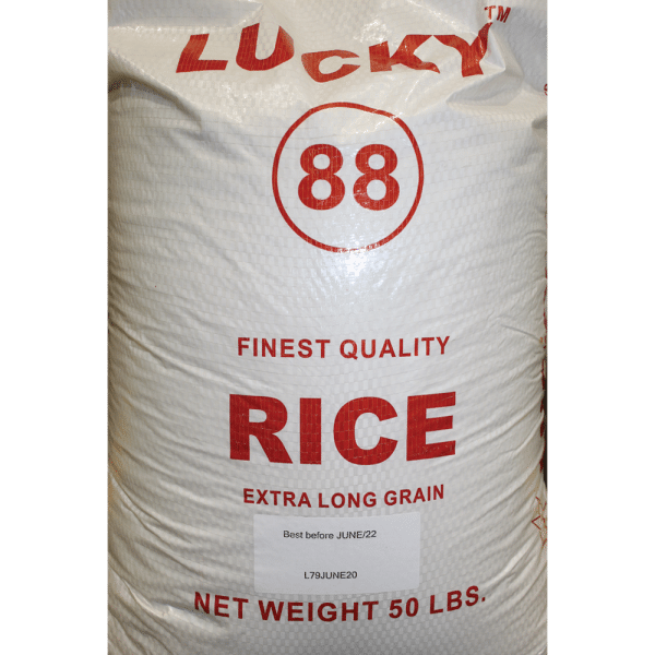 RICE WHITE LONG GRAIN LUCKY 50 Lbs – Carib Import & Export Inc.