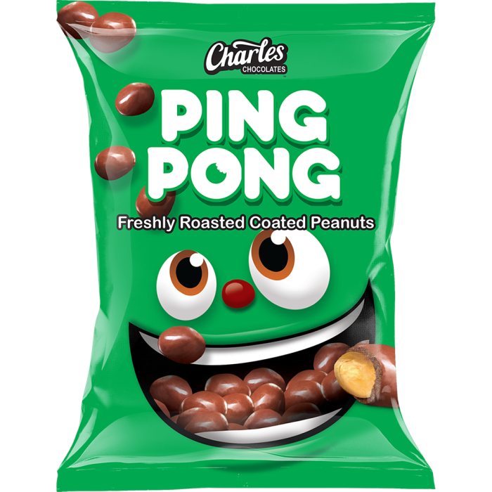 CHARLES CHOCOLATES - PING PONG 15g Bag: 25 units