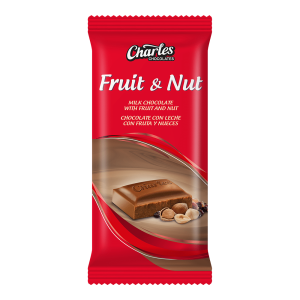CHARLES CHOCOLATES - FRUIT & NUT 108g
