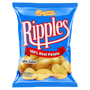 SUNSHINE SNACKS - RIPPLES LIGHTLY SALTED 35g (1.23oz)
