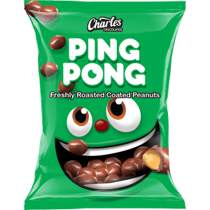 CHARLES CHOCOLATES - PING PONG 15g Bag: 25 units