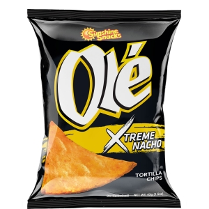 Olé Xtreme Nacho Flavored Tortilla Chips