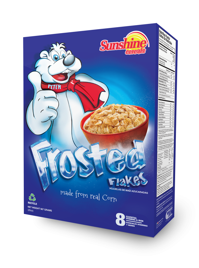 Sunshine Cereals Frosted Flakes 567g