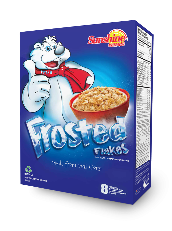 Sunshine Cereals Frosted Flakes 740g