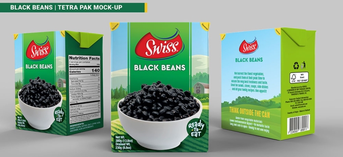 Swiss Black Beans 380g