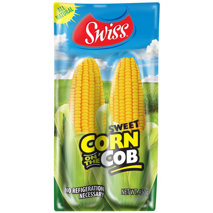 Swiss Double Corn on the Cob 450g