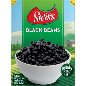 Swiss Black Beans 380g