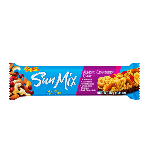 Sunshine Snacks Sun Mix Almond Cranberry Crunch Nut Bar 1.31oz (37g)